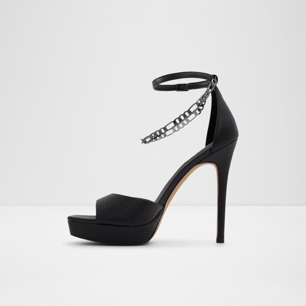 Chaussures Plateforme Aldo Prisilla Talons Sandal - Stiletto Noir | TMBFWG-982