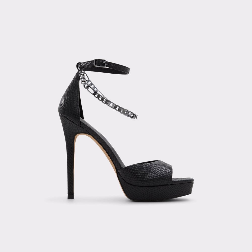 Chaussures Plateforme Aldo Prisilla Talons Sandal - Stiletto Noir | TMBFWG-982