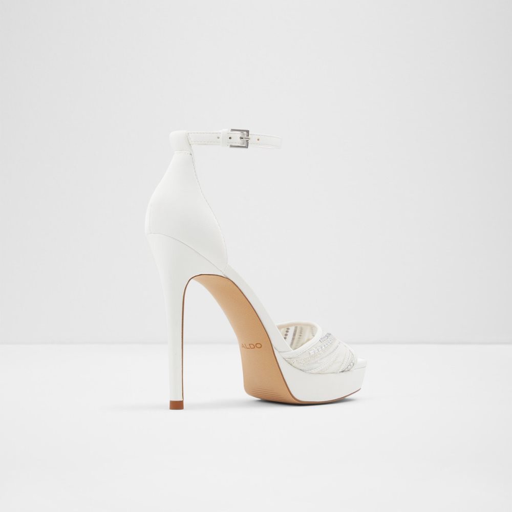 Chaussures Plateforme Aldo Wicoethiel High - Blanche | CLIRWX-869