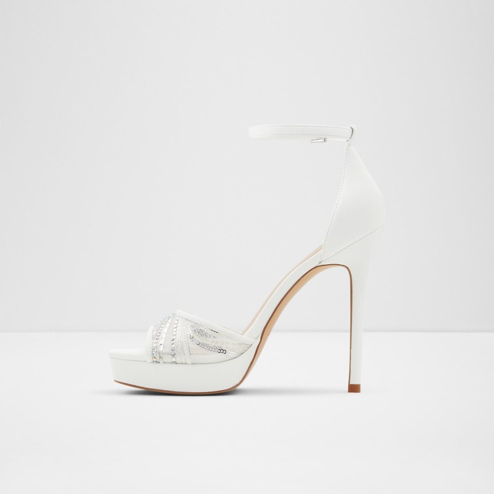 Chaussures Plateforme Aldo Wicoethiel High - Blanche | CLIRWX-869