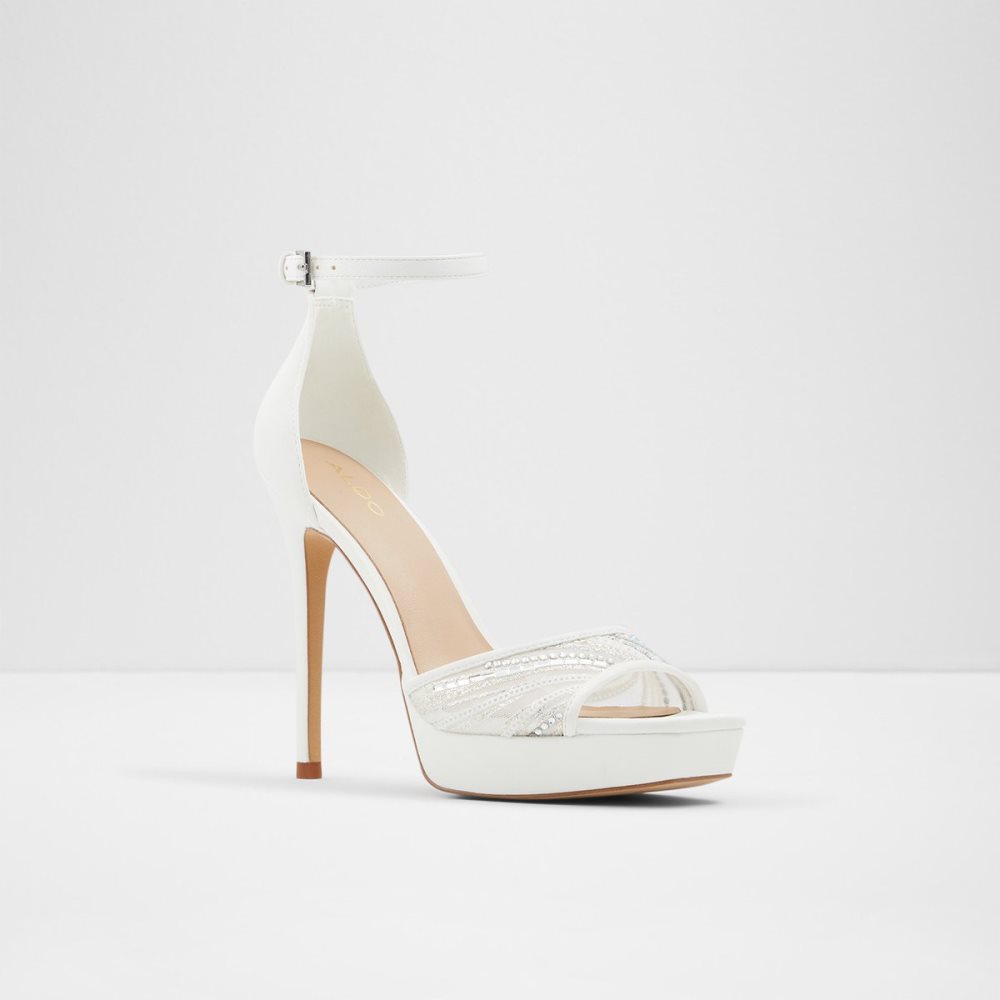 Chaussures Plateforme Aldo Wicoethiel High - Blanche | CLIRWX-869