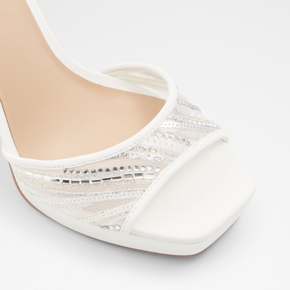 Chaussures Plateforme Aldo Wicoethiel High - Blanche | CLIRWX-869