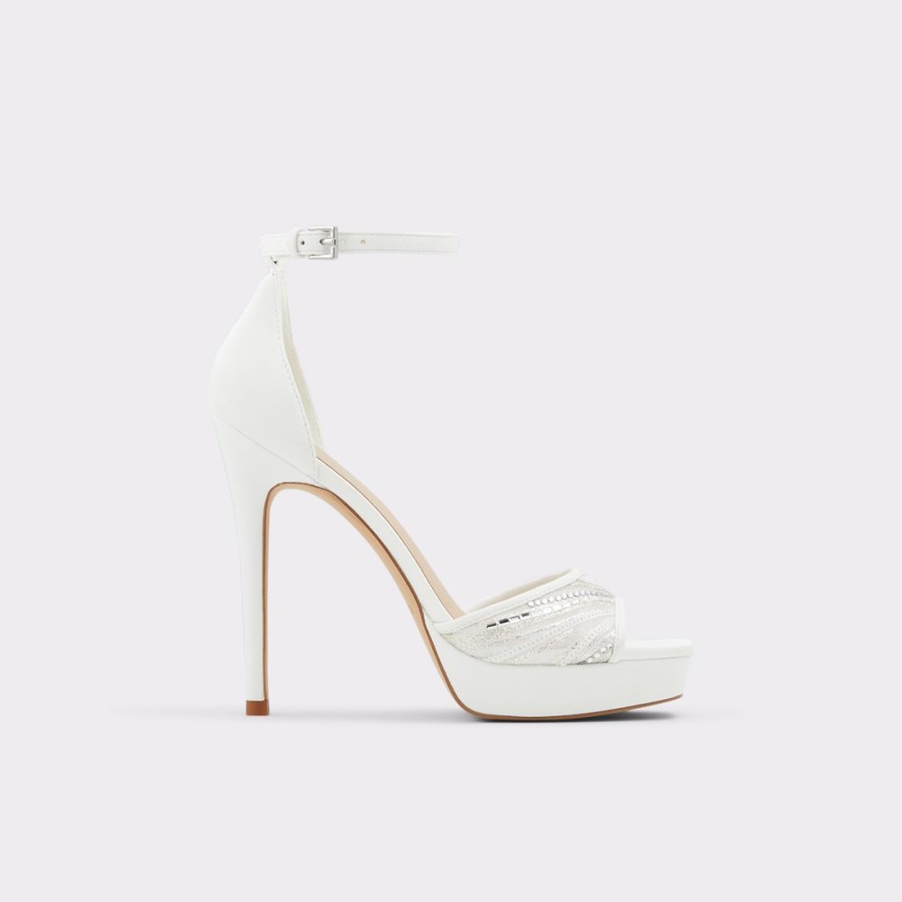 Chaussures Plateforme Aldo Wicoethiel High - Blanche | CLIRWX-869