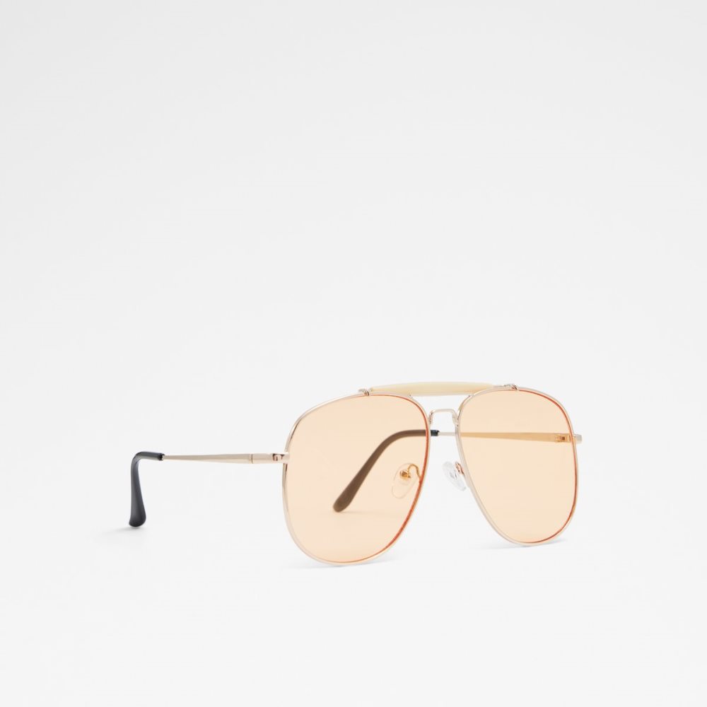 Lunettes de Soleil Aldo Abaunad Aviator Orange Clair | OTIXRQ-687