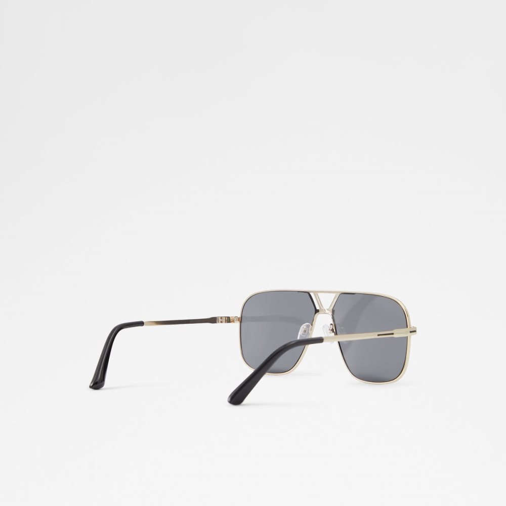 Lunettes de Soleil Aldo Adrerarid Aviator Noir Doré Multicolore | JIKNRH-930