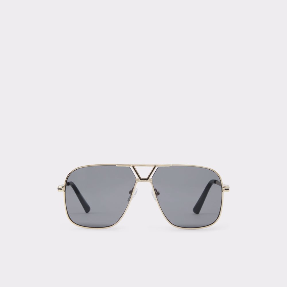 Lunettes de Soleil Aldo Adrerarid Aviator Noir Doré Multicolore | JIKNRH-930