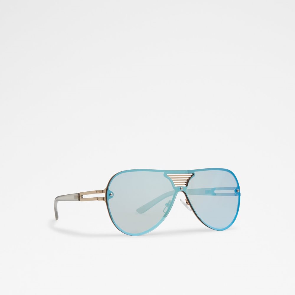 Lunettes de Soleil Aldo Aonyx Aviator Bleu | UMYPFR-351