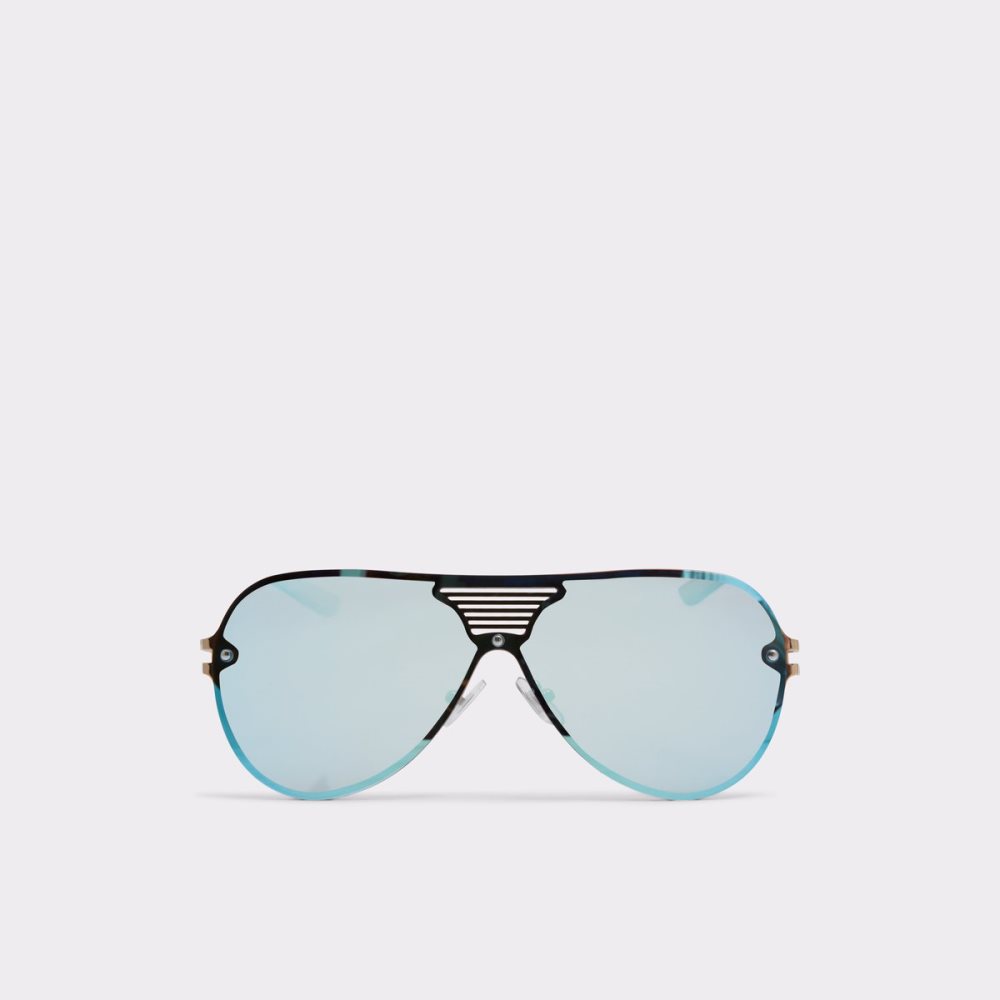 Lunettes de Soleil Aldo Aonyx Aviator Bleu | UMYPFR-351