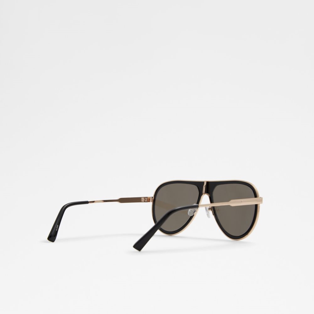 Lunettes de Soleil Aldo Barnish Aviator Noir | GFONXE-928