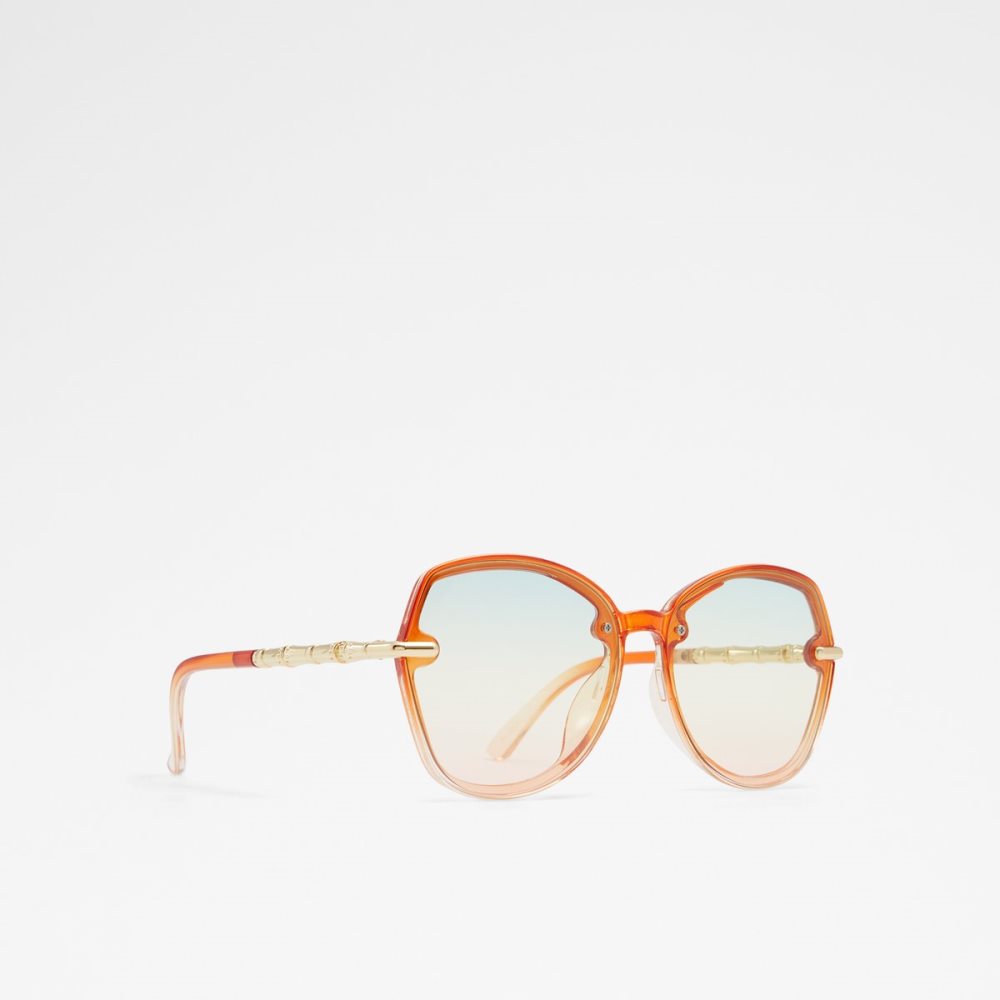 Lunettes de Soleil Aldo Cortegaca Round Orange Clair | XONTWZ-374