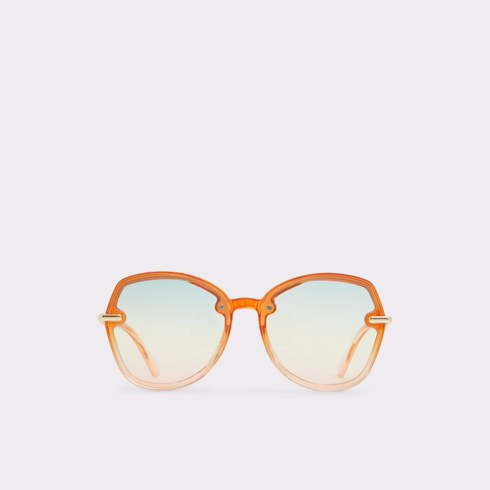 Lunettes de Soleil Aldo Cortegaca Round Orange Clair | XONTWZ-374