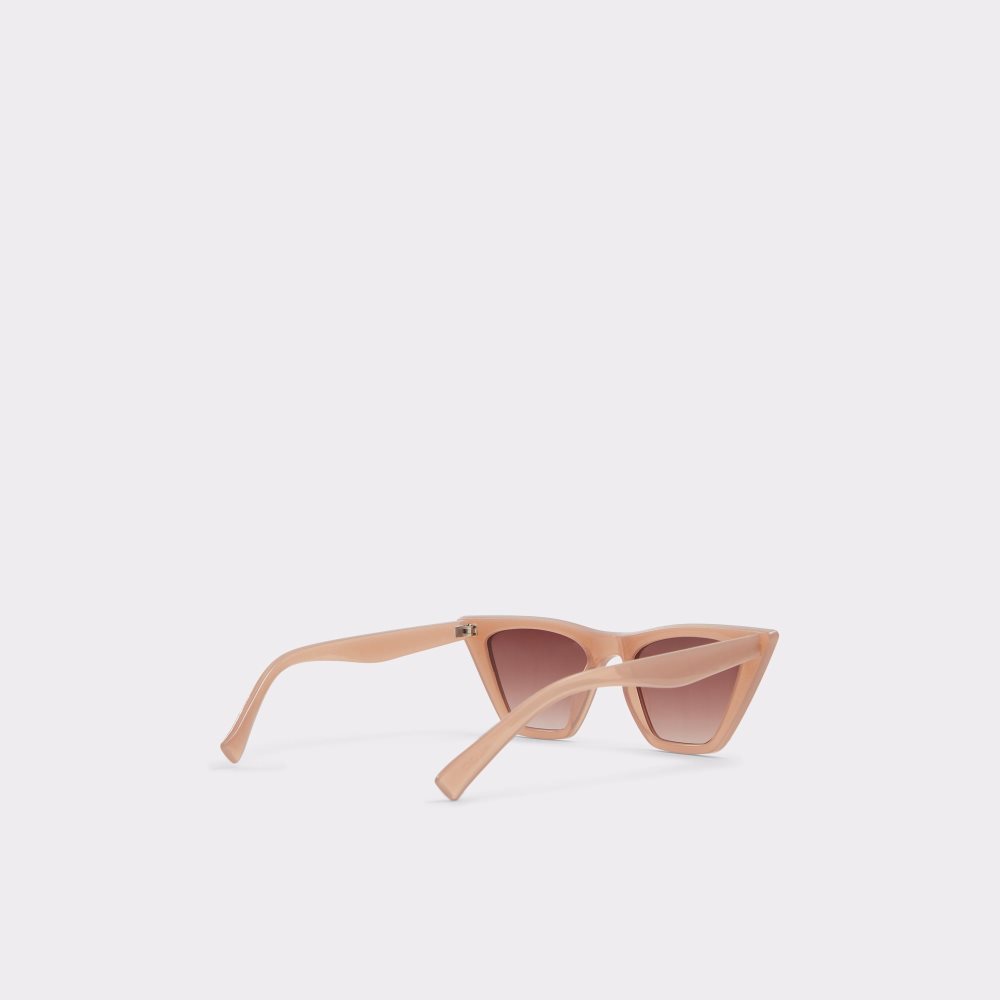 Lunettes de Soleil Aldo Derras Cat Eye Beige | LKSNIV-653