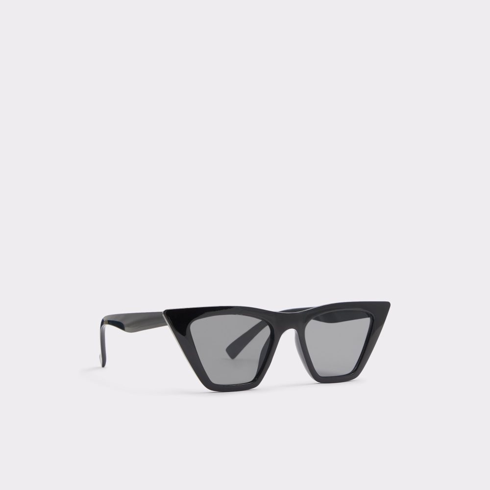 Lunettes de Soleil Aldo Derras Cat Eye Noir | AGJOPS-081