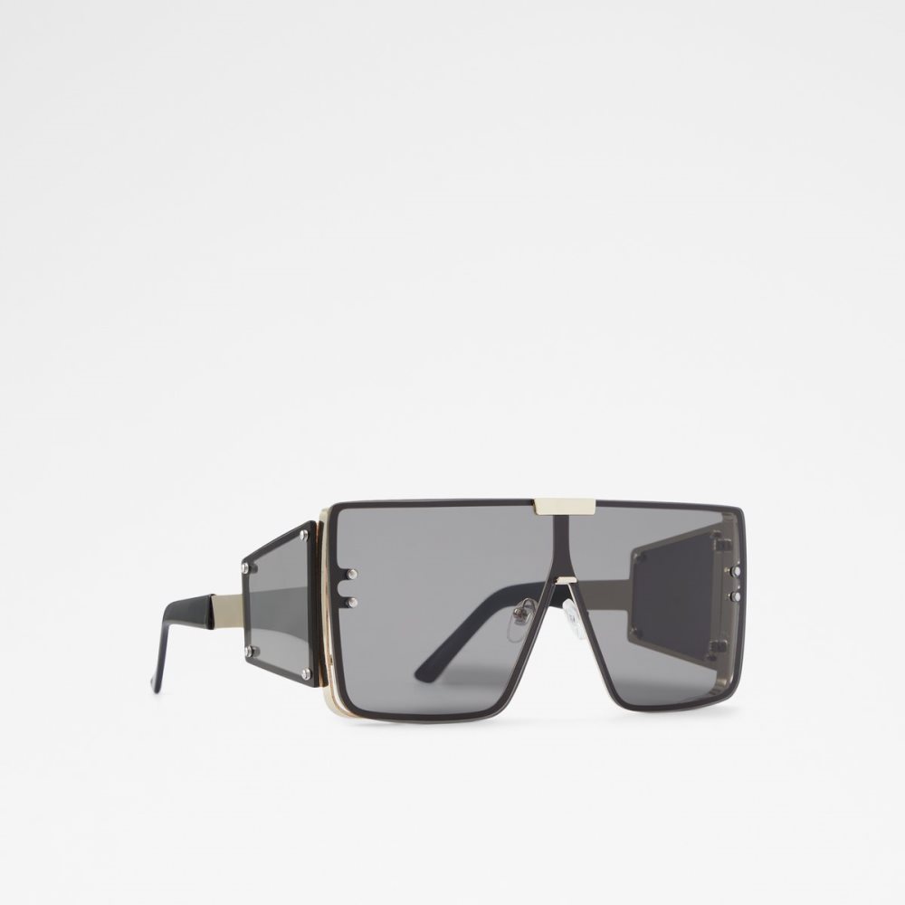 Lunettes de Soleil Aldo Ebabrissi Square Noir Doré Multicolore | CLNUYO-798