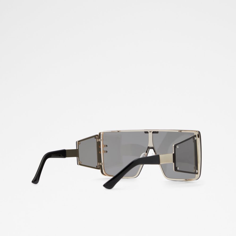 Lunettes de Soleil Aldo Ebabrissi Square Noir Doré Multicolore | CLNUYO-798