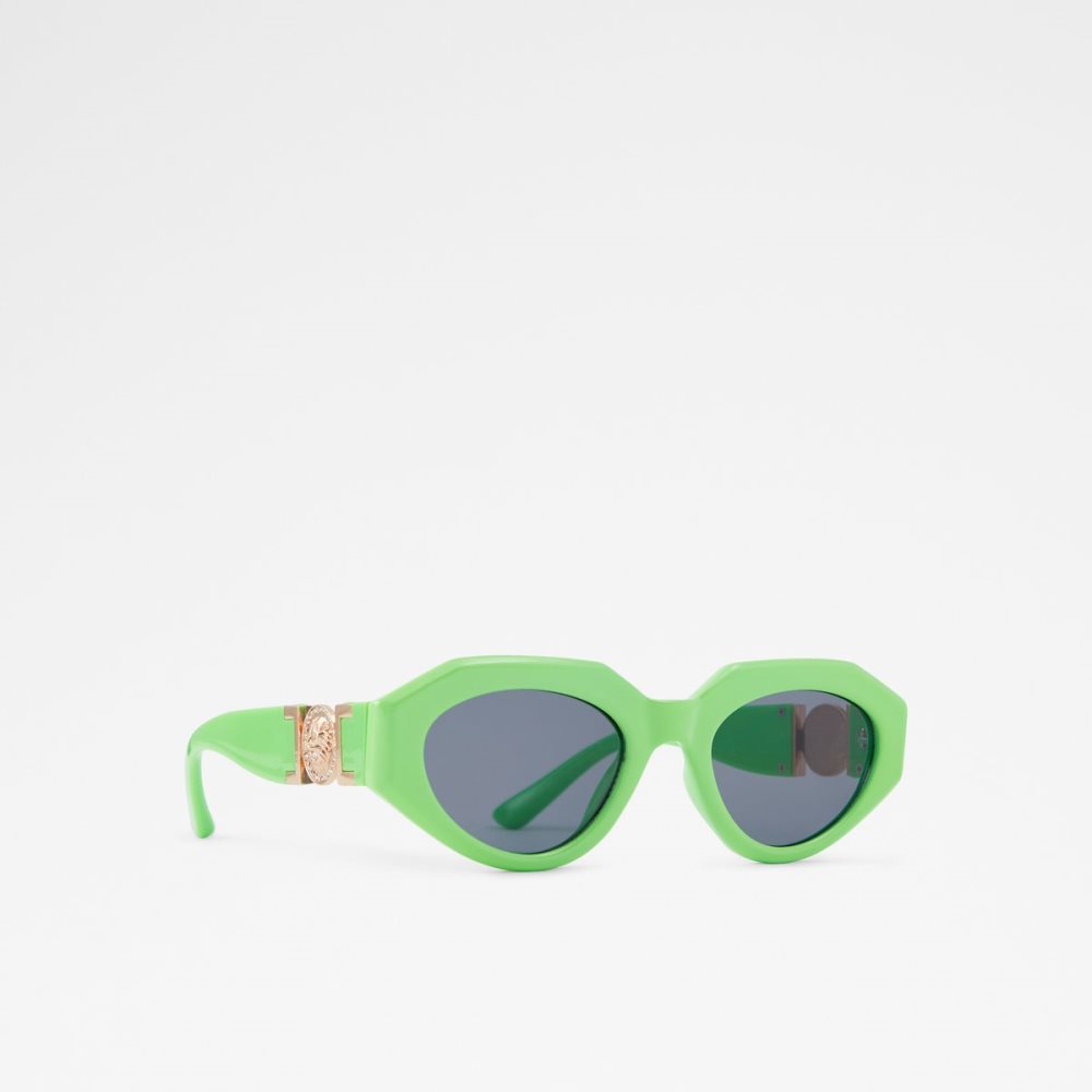 Lunettes de Soleil Aldo Galoren Square Vert | FBPNMU-937