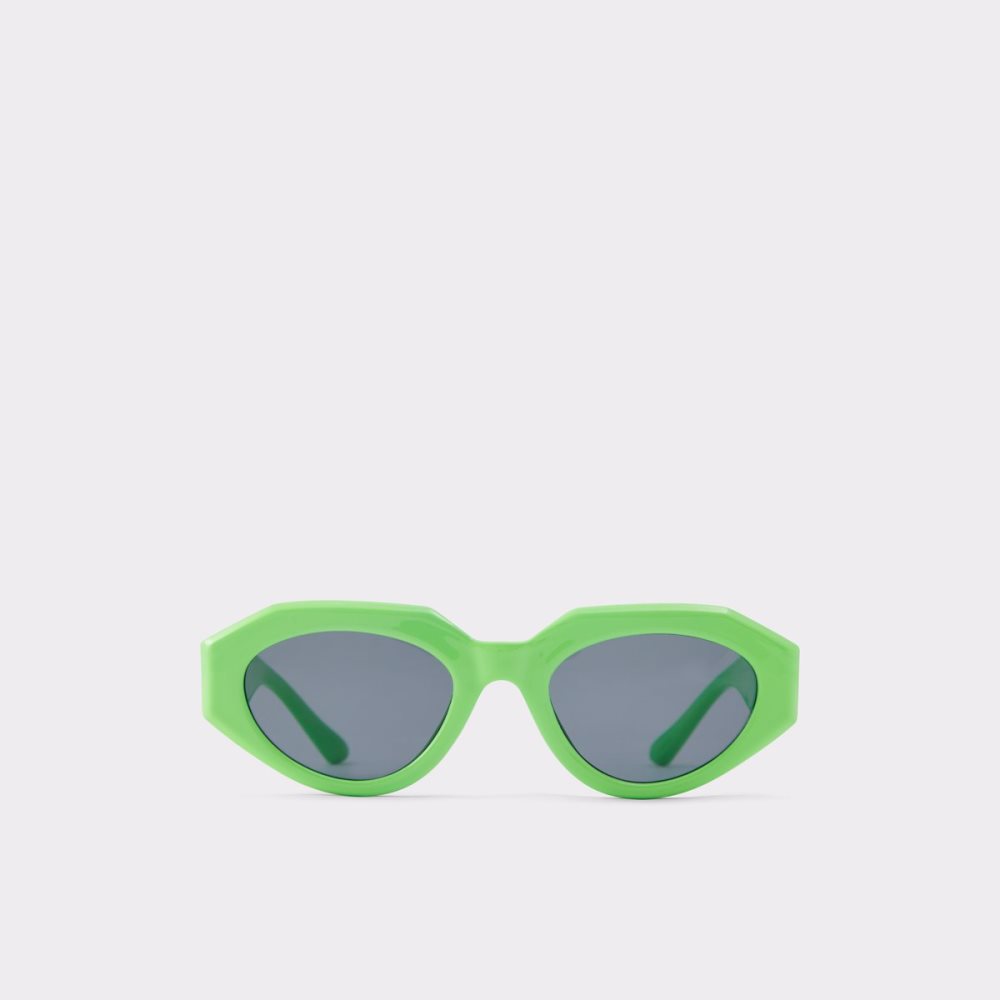 Lunettes de Soleil Aldo Galoren Square Vert | FBPNMU-937