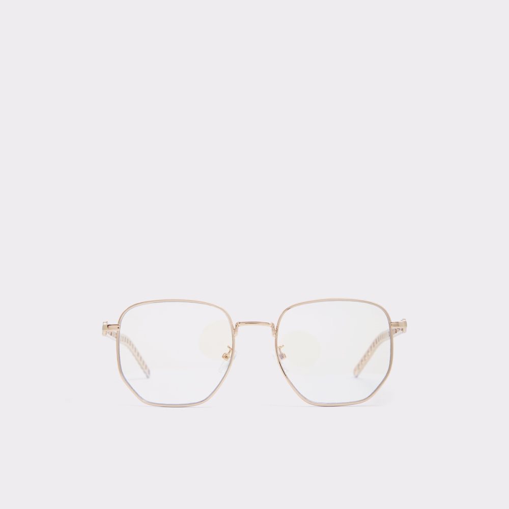 Lunettes de Soleil Aldo Jalijan Blue Light Lens Noir Doré Multicolore | CBEZWF-729