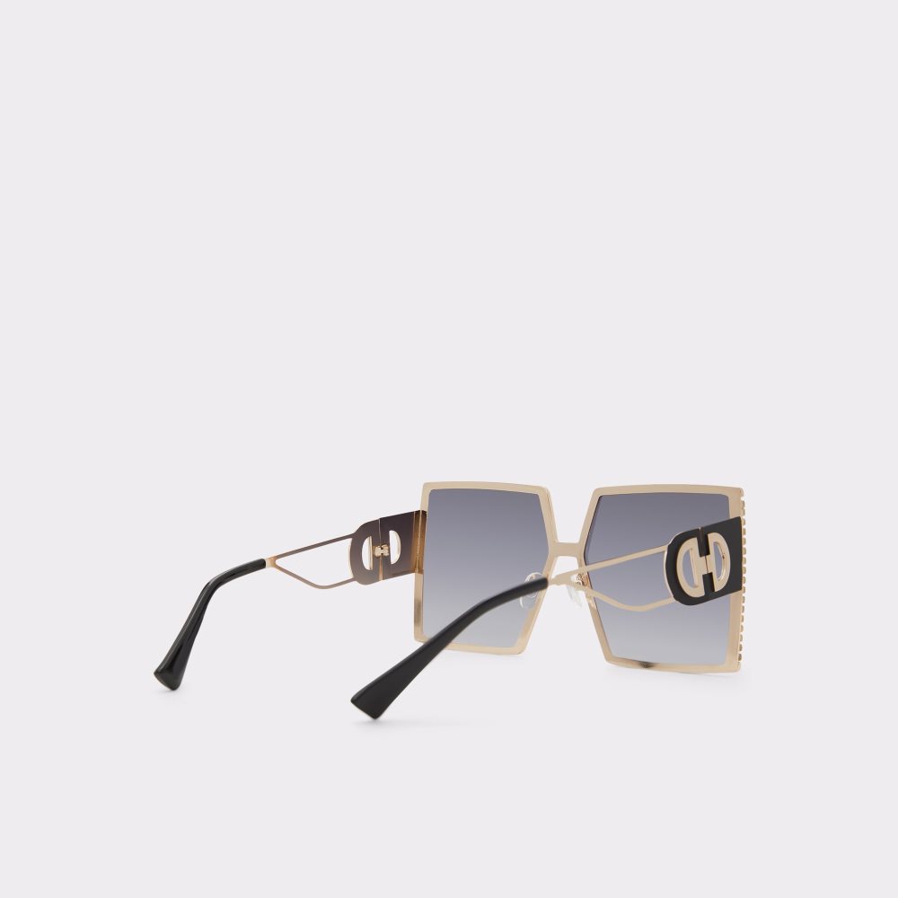 Lunettes de Soleil Aldo Leewin Noir Doré Multicolore | BIQKUP-028