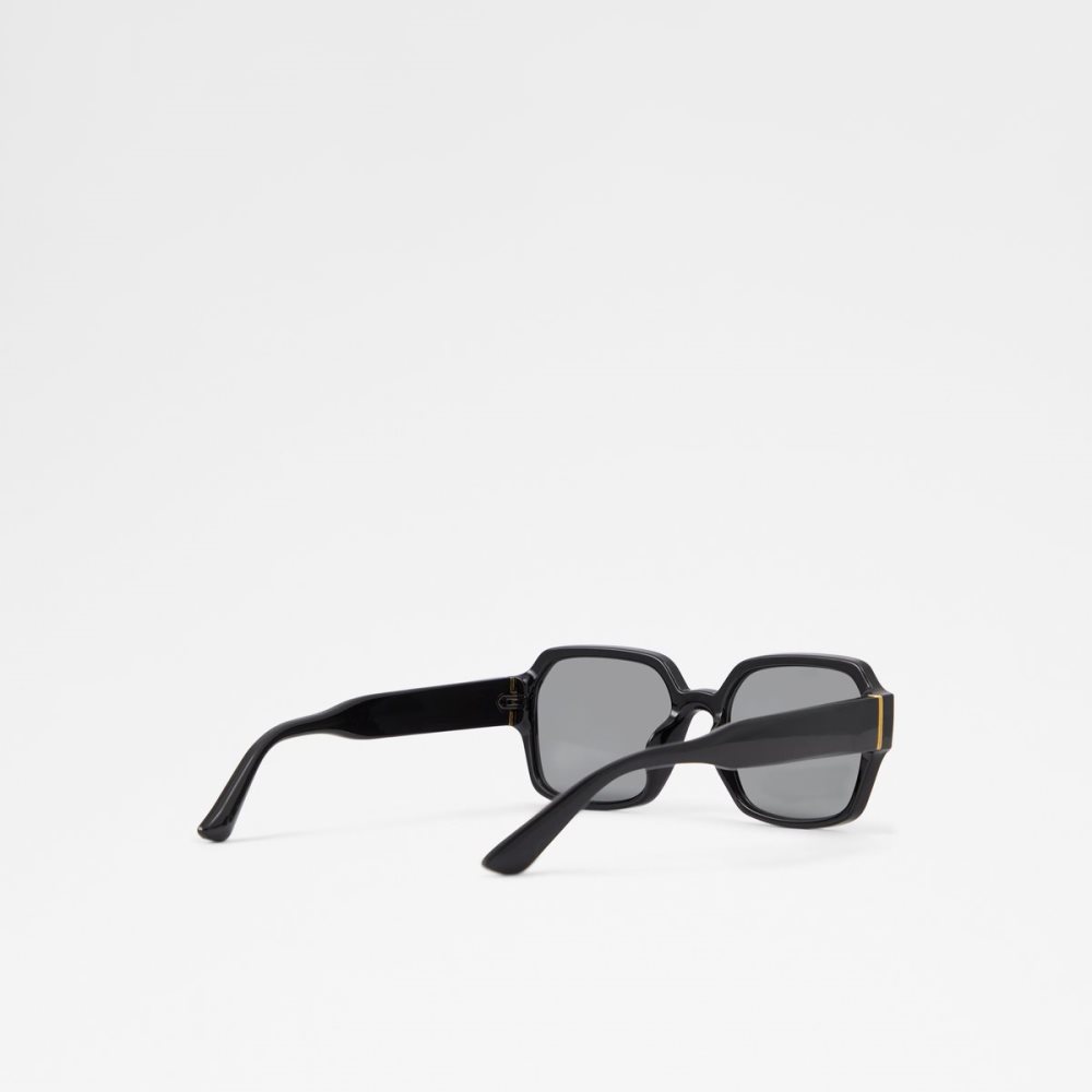 Lunettes de Soleil Aldo Quoll Square Noir | EVWNPD-634