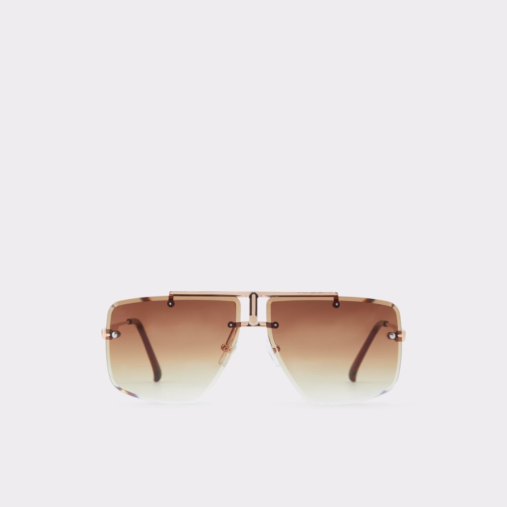 Lunettes de Soleil Aldo Silikatu Marron | ZMVXCS-925