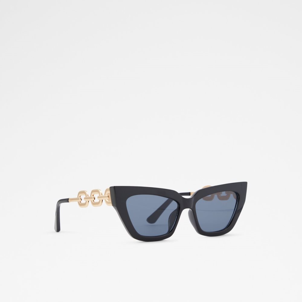 Lunettes de Soleil Aldo Talabrina Cat Eye Noir Doré Multicolore | HZICUR-540