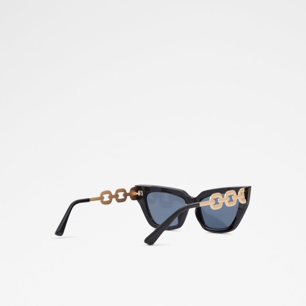 Lunettes de Soleil Aldo Talabrina Cat Eye Noir Doré Multicolore | HZICUR-540