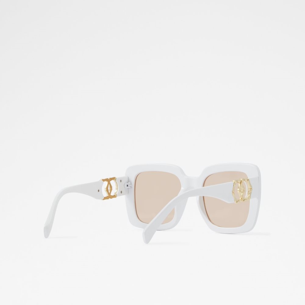 Lunettes de Soleil Aldo Thalin Blanche | NKLSWJ-538