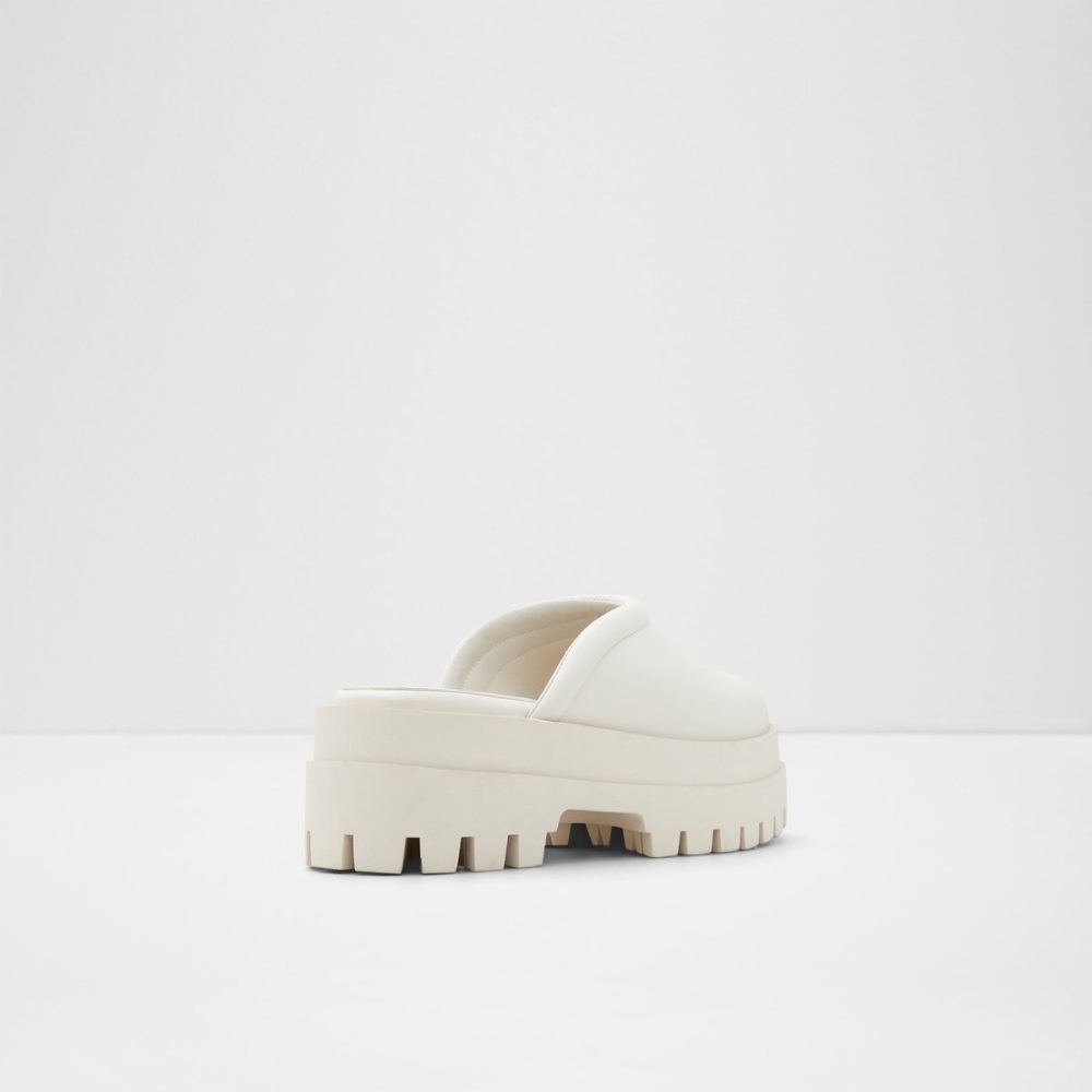 Mules Aldo Biglease Mule - Lug Sole Blanche | WTMLVE-194