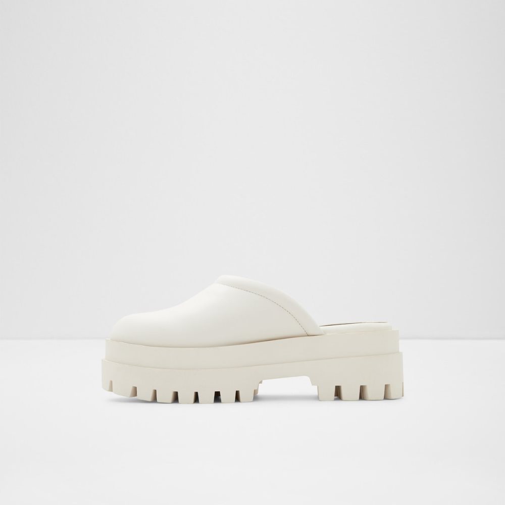 Mules Aldo Biglease Mule - Lug Sole Blanche | WTMLVE-194