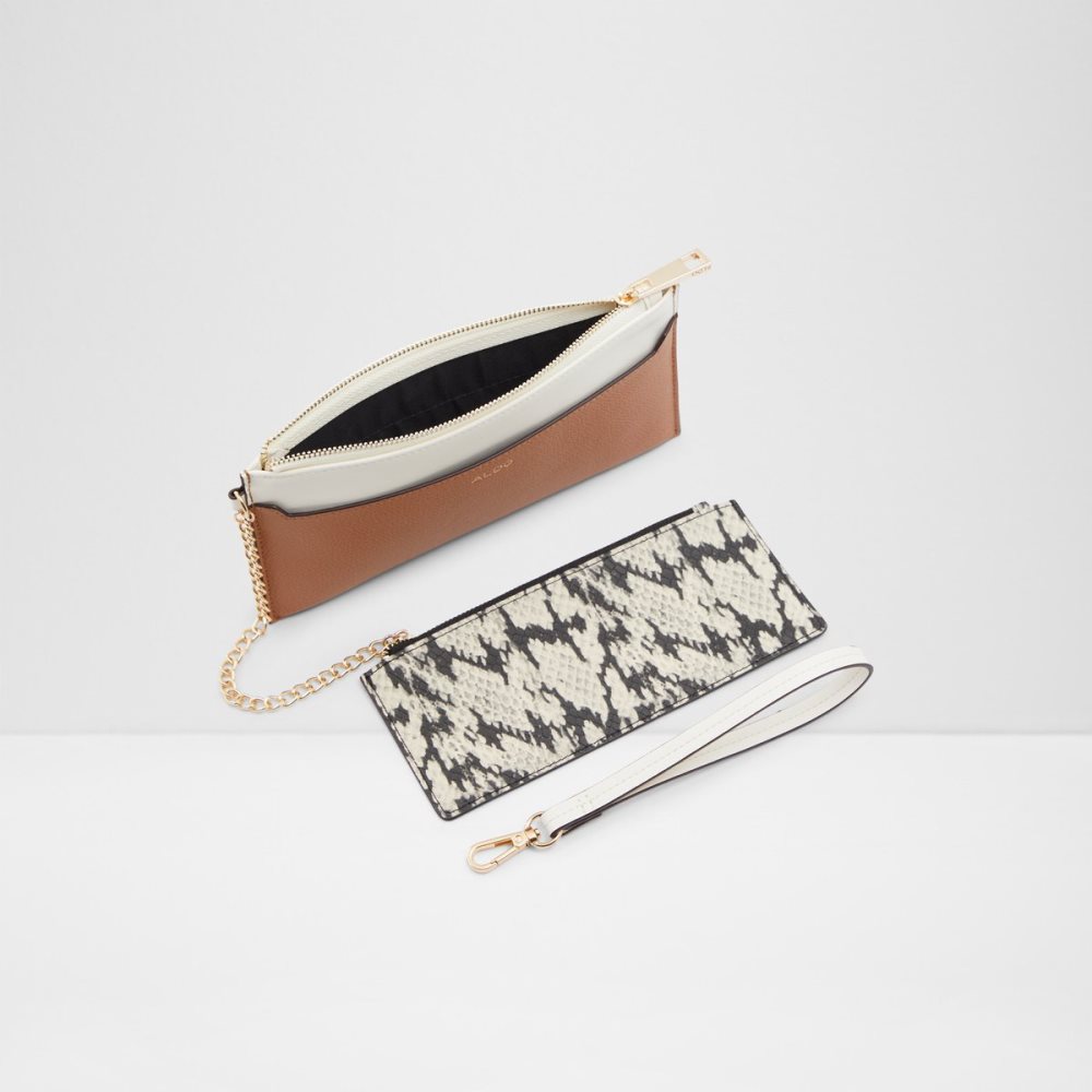 Portefeuilles Aldo Catharina Wristlet Marron | XPJDFS-062