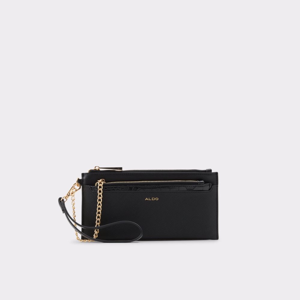 Portefeuilles Aldo Catharina Wristlet Noir | RJIZGH-365