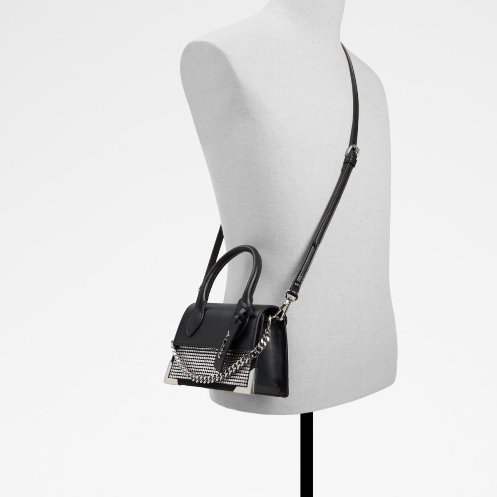 Sac Clutch Aldo Ailalla Top Handle Noir | KJMYEV-924