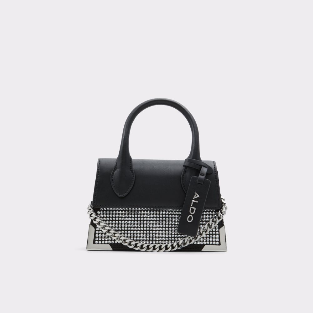 Sac Clutch Aldo Ailalla Top Handle Noir | KJMYEV-924