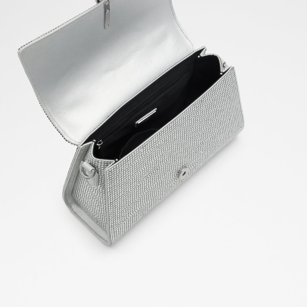 Sac Clutch Aldo Blinggyx Top Handle Argent | ZGODKR-295