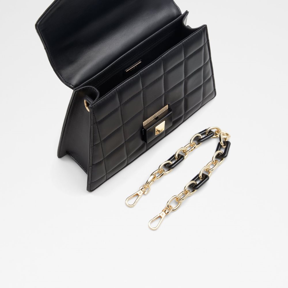 Sac Clutch Aldo Kamelia Top Handle Noir | GSWZBL-126