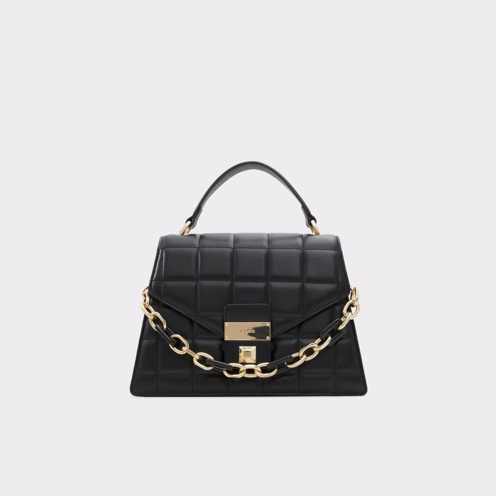 Sac Clutch Aldo Kamelia Top Handle Noir | GSWZBL-126