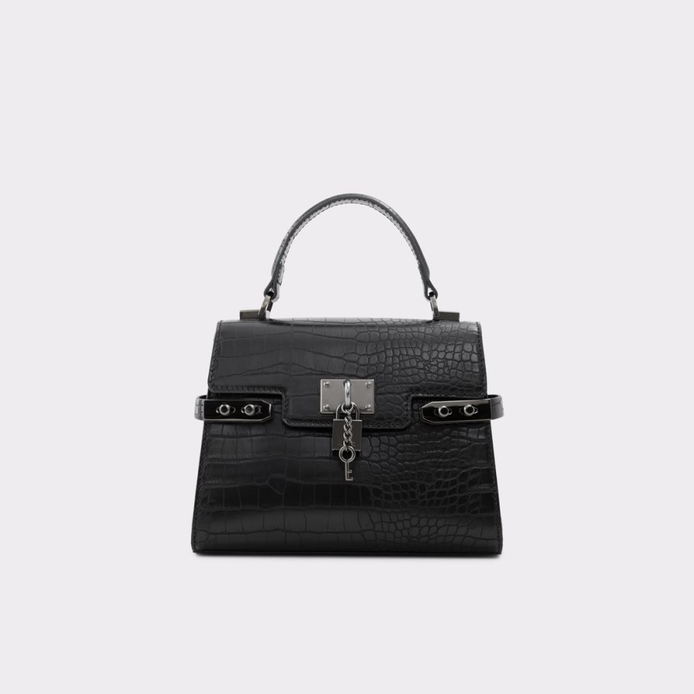 Sac À Main Aldo Agrolia Top Handle Noir | YXIAKO-256