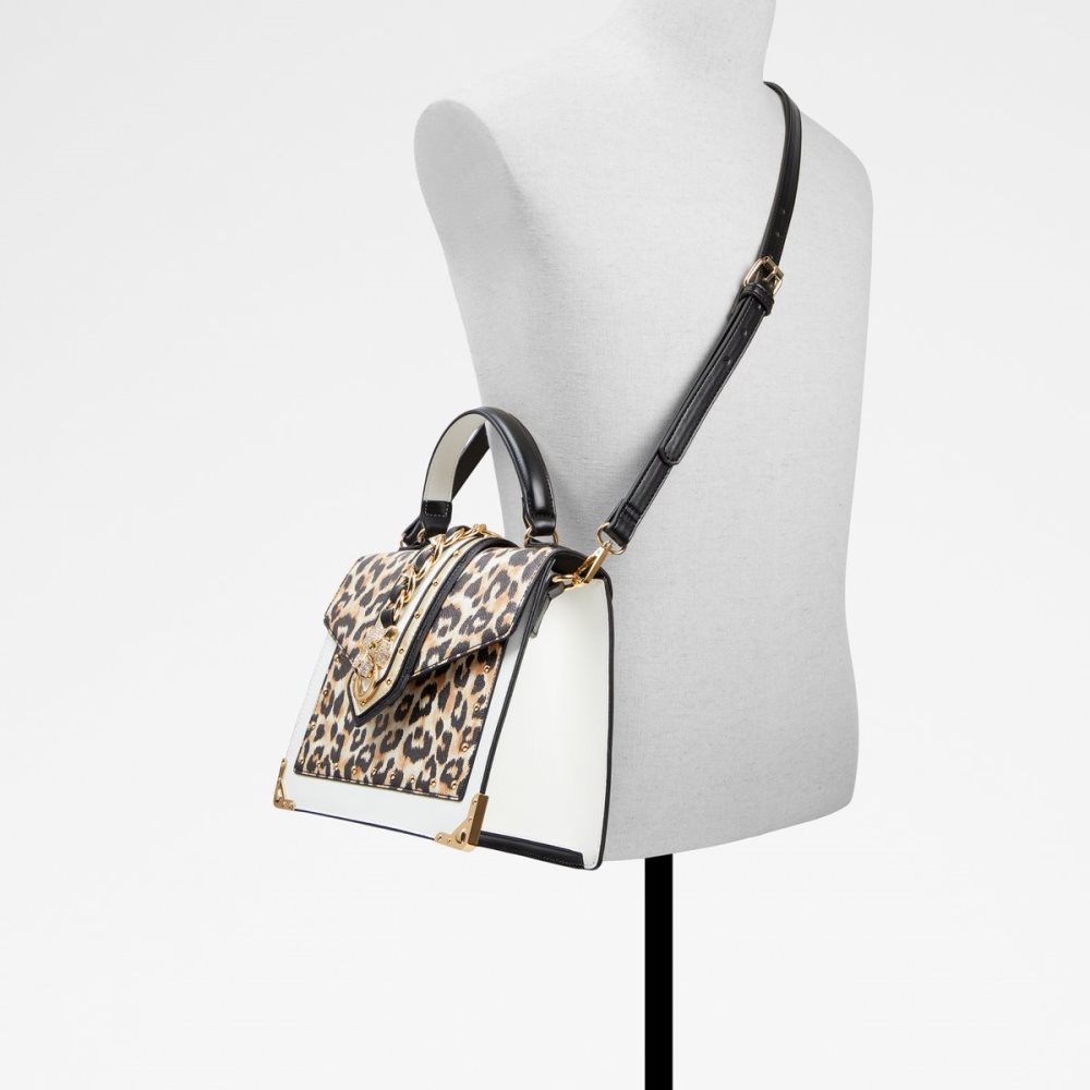 Sac À Main Aldo Baro Top Handle Blanche Multicolore | ZENQDS-295