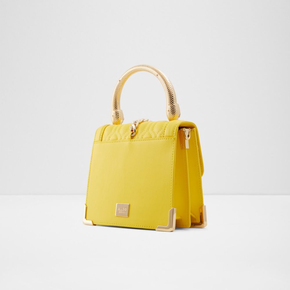 Sac À Main Aldo Easwen Top Handle Jaune | NQRYBJ-720