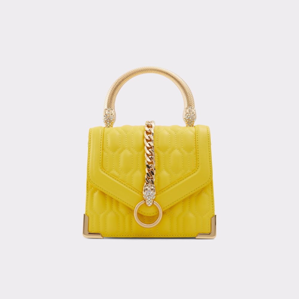 Sac À Main Aldo Easwen Top Handle Jaune | NQRYBJ-720