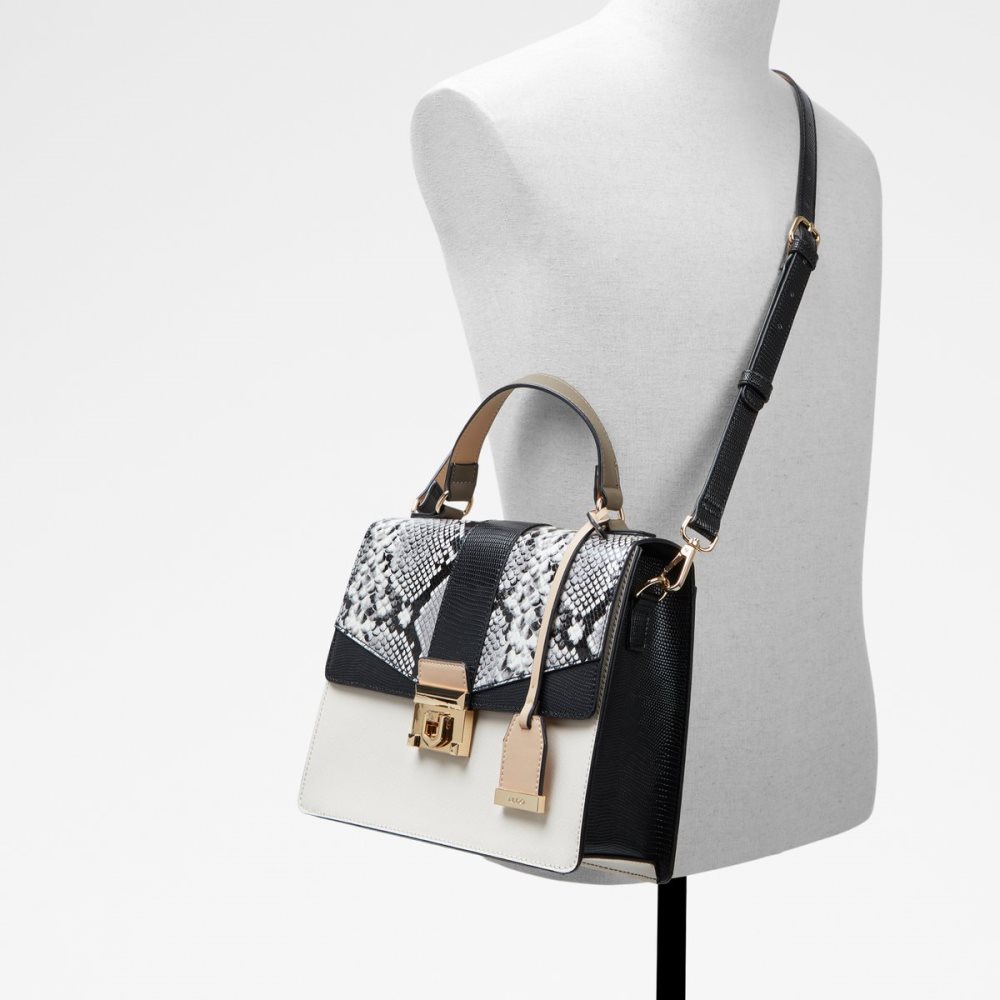 Sac À Main Aldo Elilidithh Top Handle Noir Multicolore | HSAFWO-351