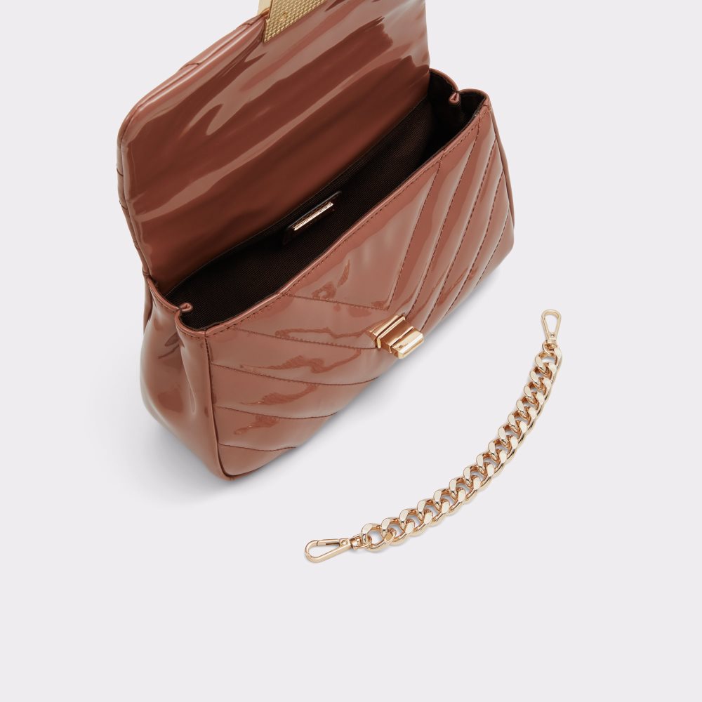 Sac À Main Aldo Hayssx Top Handle Marron Foncé | TDSHPG-703