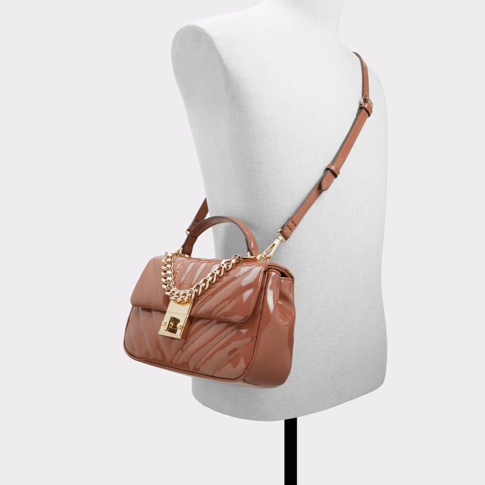 Sac À Main Aldo Hayssx Top Handle Marron Foncé | TDSHPG-703