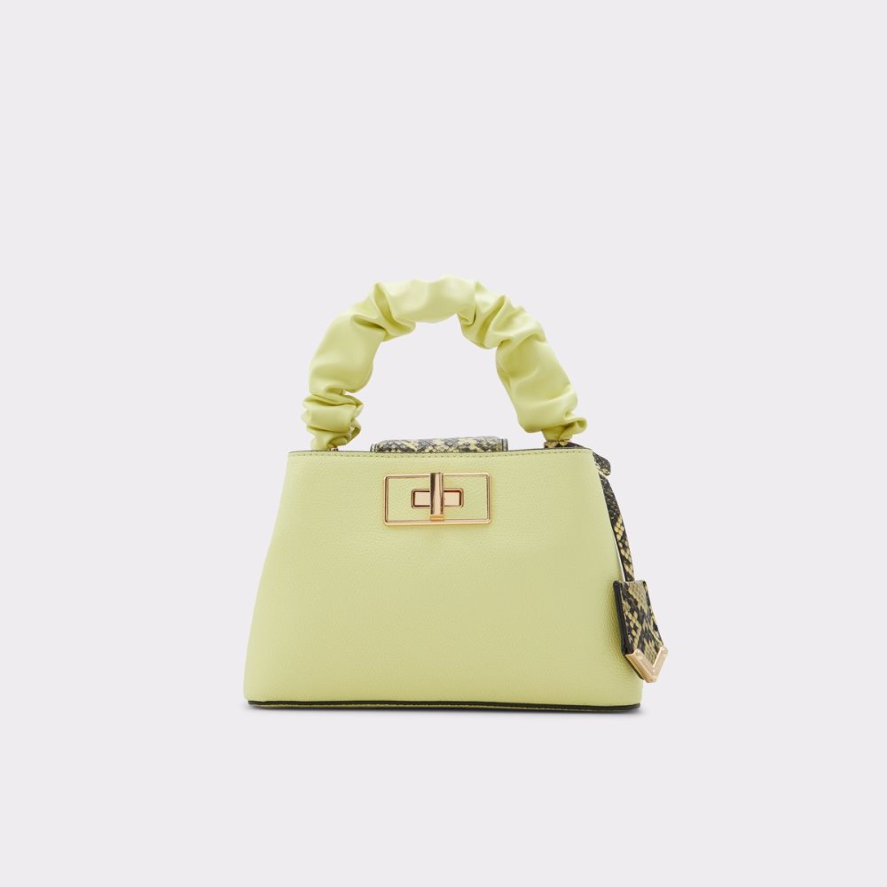 Sac À Main Aldo Snakie Top Handle Jaune Clair | VTKHSZ-291