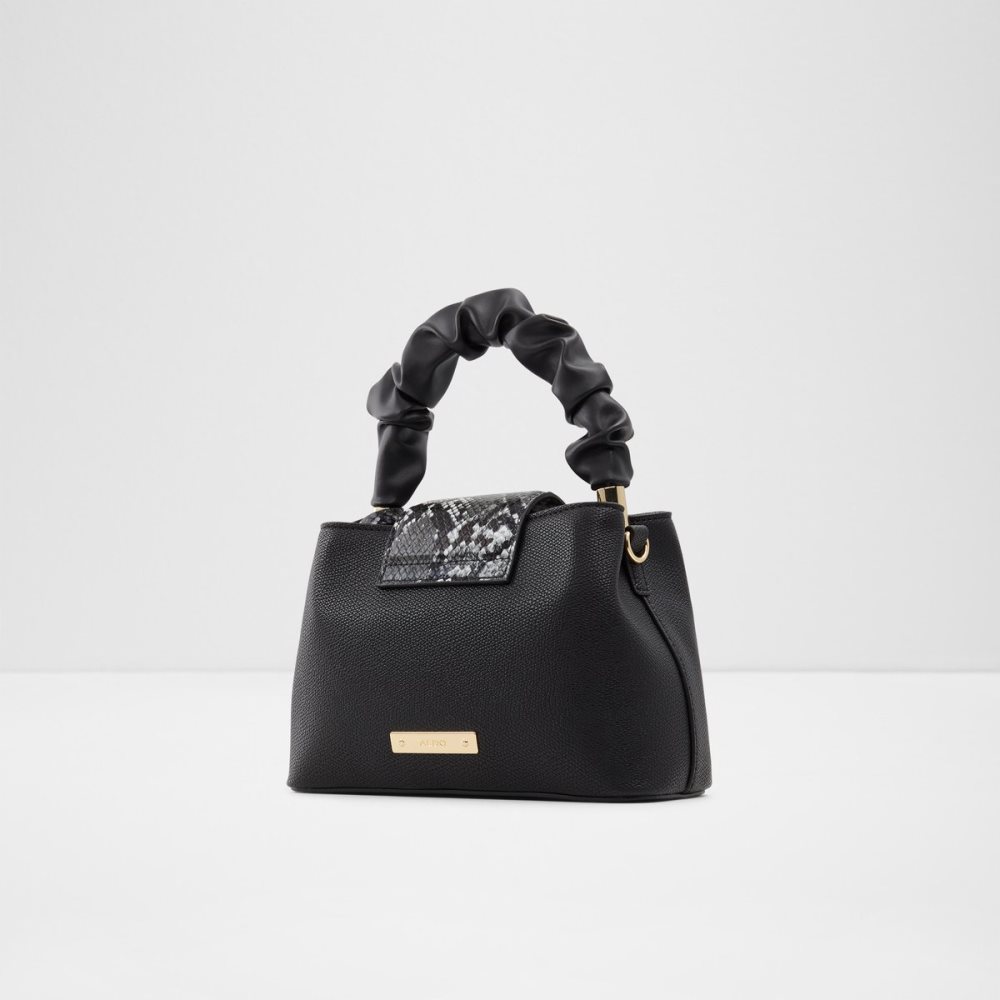 Sac À Main Aldo Snakie Top Handle Noir | ACPHOL-245