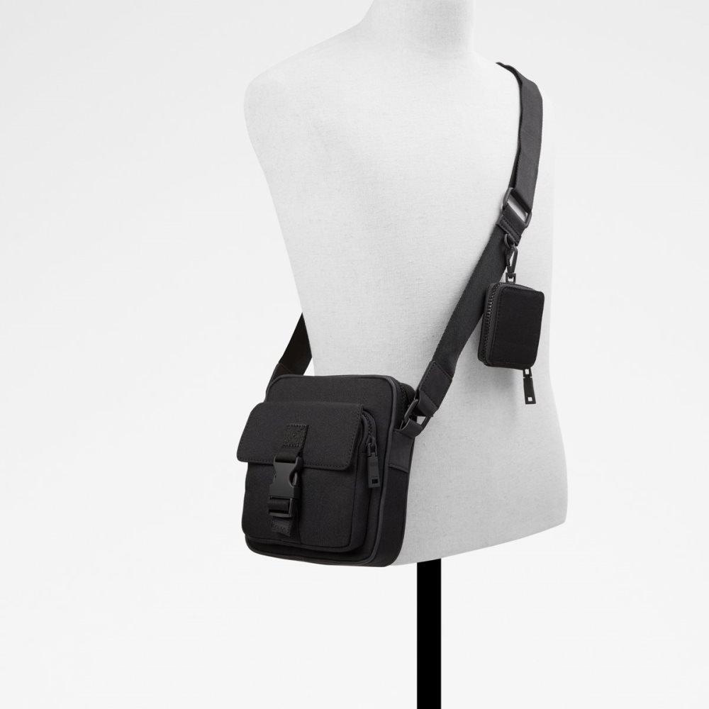 Sacs Crossbody Aldo Basal Noir | MLGVUO-721