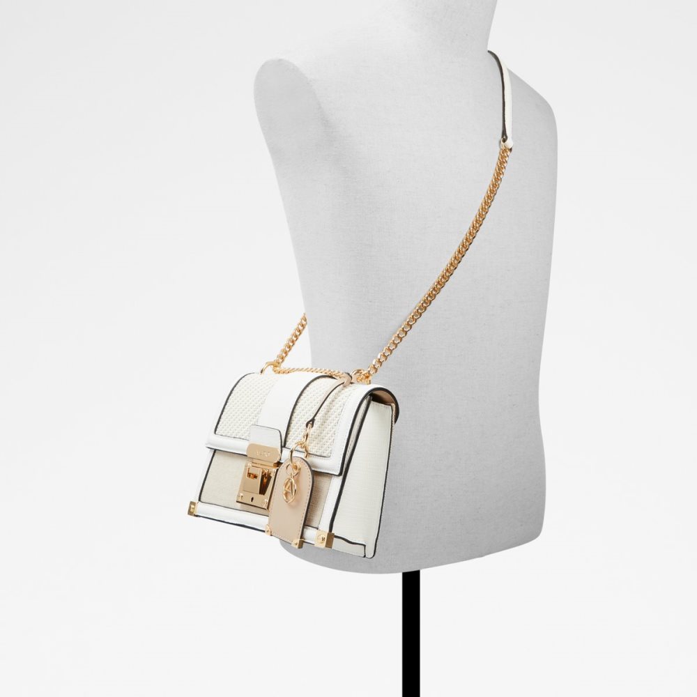 Sacs Crossbody Aldo Elbaberiax Blanche Multicolore | LDTQYO-506