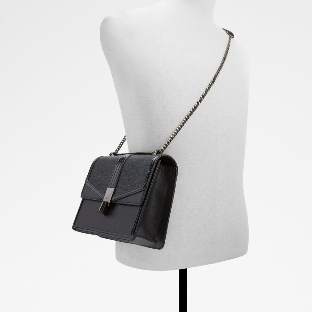 Sacs Crossbody Aldo Galerajan Noir | IKOYLR-568