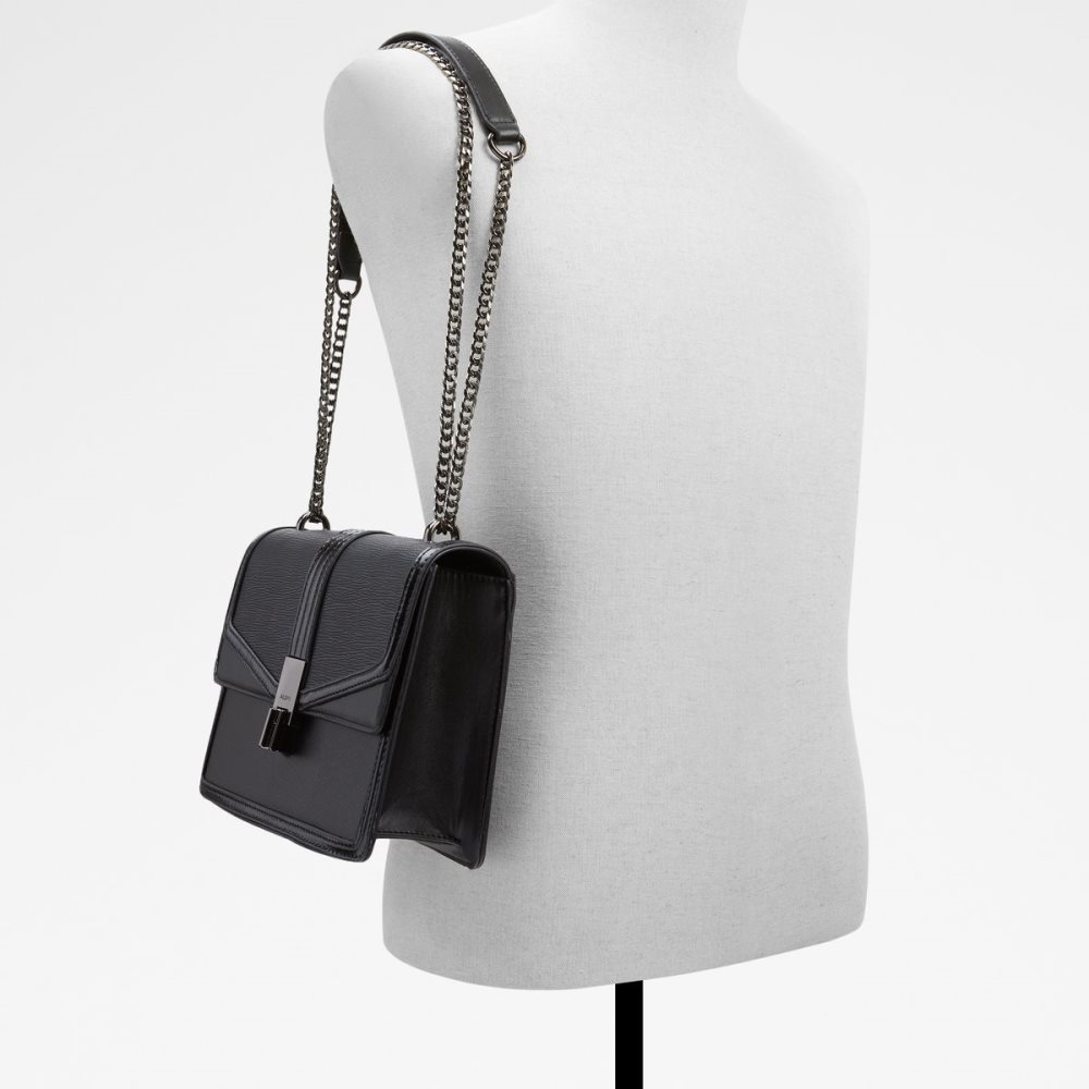 Sacs Crossbody Aldo Galerajan Noir | IKOYLR-568